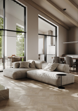 Кварцевый паркет Quartz Parquet Штучный паркет Дуб Пряная Ваниль 44-1258-05 5/ 0,6 мм